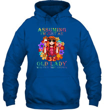 Load image into Gallery viewer, I Am Just An Old Lady Was Your First Mistake Hippie Hoodie
