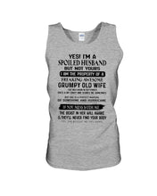 Load image into Gallery viewer, A Soiled Husband Of A September  Freaking Awesome Wife Birthday Gift Unisex Tank Top
