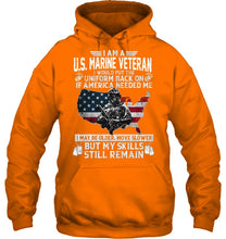 Load image into Gallery viewer, I Am A US Marine Veteran If America Needed Me Gift Hoodie
