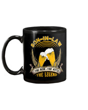 Load image into Gallery viewer, Beer Day Funny Gift For Son-In-Law The Man The Myth The Legend Mug
