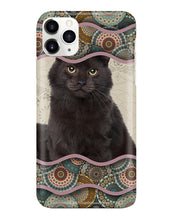 Load image into Gallery viewer, Lovely Phone Case Cute Black Cat Boho Pattern Gift For Cat Lovers Phone case
