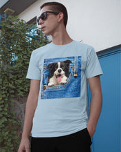 Load image into Gallery viewer, Border Collie In Denim Pocket Gift For Dog Lovers Guys Tee
