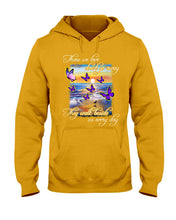 Load image into Gallery viewer, Butterfly Sunset On Beach Those We Love Don't Go Away Gift For Lover Hoodie
