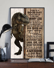 Load image into Gallery viewer, Laugh Love Live Remember To Be Awesome Custom Design Vertical Poster
