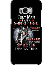 Load image into Gallery viewer, July Man Son Of God Birthday Meaningful Gift For Men Phone case

