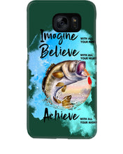 Load image into Gallery viewer, Fishing With All Your Heart Gift For Men Phone case
