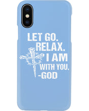Load image into Gallery viewer, Let You Relax I Am With You Gray Background Phone case

