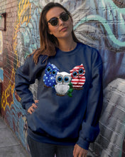 Load image into Gallery viewer, Lovely Phone Case Three Owl With US Flag Gift For Owl Lovers Sweatshirt
