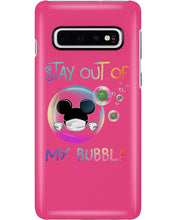 Load image into Gallery viewer, Lovely Phone Case Rainbow Design Stay Out Of My Bubble Gift For Friends Phone case
