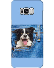 Load image into Gallery viewer, Border Collie In Denim Pocket Gift For Dog Lovers Phone case
