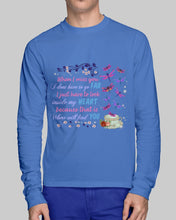 Load image into Gallery viewer, Butterflies When I Miss You I Just Have To Look Inside My Heart Gift For Lover Unisex Long Sleeve
