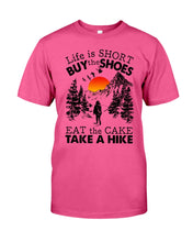 Load image into Gallery viewer, Life Is Short Buy The Shoes Guys Tee
