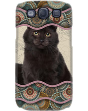 Load image into Gallery viewer, Lovely Phone Case Cute Black Cat Boho Pattern Gift For Cat Lovers Phone case
