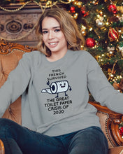 Load image into Gallery viewer, French Survived The Great Toilet Paper Crisis Of 2020 For Personalized Nation Gift Sweatshirt
