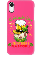 Load image into Gallery viewer, Baseball Drink Beer Day St Patrick's Day Gift For Baseball Lovers Phone case
