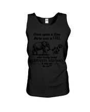 Load image into Gallery viewer, A Girl Really Loved Elephants And Dogs  Special Custom Design Unisex Tank Top
