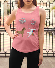 Load image into Gallery viewer, Funny Unicorn Difference Between Your Regular Aunt And My Dutch Aunt Ladies Flowy Tank
