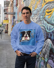 Load image into Gallery viewer, Border Collie In Denim Pocket Gift For Dog Lovers Sweatshirt
