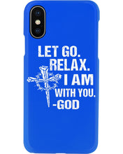 Load image into Gallery viewer, Let You Relax I Am With You Gray Background Phone case
