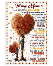 Load image into Gallery viewer, I Love You With All My Heart Gift For Mom Vertical Poster
