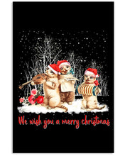 Load image into Gallery viewer, Cats We Wish You A Merry Christmas Gift For Cat Lovers Vertical Poster

