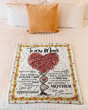 Load image into Gallery viewer, Giving For  Mama Let You Know You're Appreciated  Custom Design Fleece Blanket
