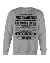 Load image into Gallery viewer, Je Suis Un Fils Chanceux Birthday Gift For Men Sweatshirt

