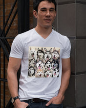 Load image into Gallery viewer, Many Love Husky Siberian On Phone Case Gift For Husky Lovers Guys V-Neck
