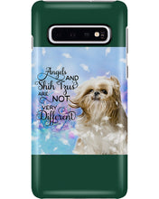 Load image into Gallery viewer, Angels And Shih Tzu Are Not Different Gift For Dog Lovers Phone case
