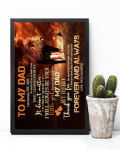Load image into Gallery viewer, Lion Gift For Mom I'll Always Be There Little Girl Vertical Poster
