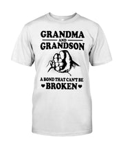 Load image into Gallery viewer, Grandma And Grandson A Bond That Can't Be Broken Custom Design Guys Tee
