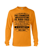 Load image into Gallery viewer, Je Suis Un Fils Chanceux Birthday Gift For Men Unisex Long Sleeve
