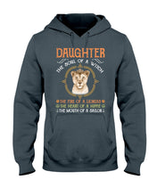 Load image into Gallery viewer, Daughter The Soul Of Witch The Fire Of Lioness Hoodie
