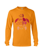 Load image into Gallery viewer, And Into The Ocean I Go To Lose My Mind Sea Turtle Unisex Long Sleeve

