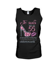 Load image into Gallery viewer, Je Suis Nee En 55 Je Ne Suis Peut-Être Pas Birthday Gift For Grandma Unisex Tank Top
