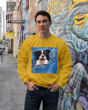 Load image into Gallery viewer, Border Collie In Denim Pocket Gift For Dog Lovers Sweatshirt
