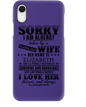 Load image into Gallery viewer, Gift For Husband I Love Here Forever And Always Phone case
