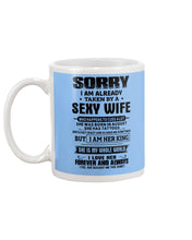 Load image into Gallery viewer, Gift For Husband Taken By An August Sexy Wife Who Happens To Cuss A Lot Mug
