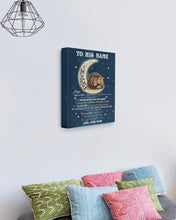Load image into Gallery viewer, I'm So In Love With Every Little Thing About You Lion Custom Name Gift For Husband Matte Canvas

