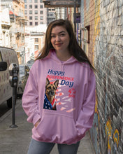 Load image into Gallery viewer, German Shepherd Happy Independence Day 4th Of July Gift For Dog Lovers Hoodie
