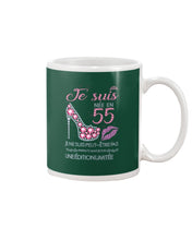 Load image into Gallery viewer, Je Suis Nee En 55 Je Ne Suis Peut-Être Pas Birthday Gift For Grandma Mug
