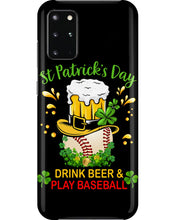 Load image into Gallery viewer, Baseball Drink Beer Day St Patrick's Day Gift For Baseball Lovers Phone case
