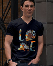 Load image into Gallery viewer, Love Trucker Simple Unique Custom Design For Personalized Job Gift Guys V-Neck
