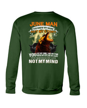Load image into Gallery viewer, June Man You Know My Name Not My Sotry You See My Smile Trending Sweatshirt
