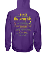 Load image into Gallery viewer, 5 Things You Should Know About This New Jersey Girl Custom Design Hoodie
