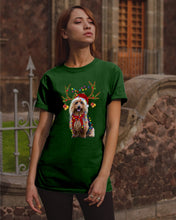 Load image into Gallery viewer, Australian Terrier Gorgeous Reindeer Christmas Gift For Dog Lovers Guys Tee
