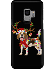 Load image into Gallery viewer, Beagle Gorgeous Reindeer Xmas Lights Gift For Dog Lovers Phone case

