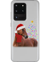 Load image into Gallery viewer, Cute Horse With Santa Hat Lovely Christmas Tree Gift For Horse Lovers Phone case

