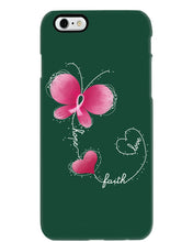 Load image into Gallery viewer, Faith Butterfly Breast Cancer Awareness Custom Design Phone case
