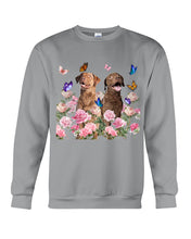 Load image into Gallery viewer, Gift For Dog LoversChesapeake Bay Retriever With Peonies Sweatshirt
